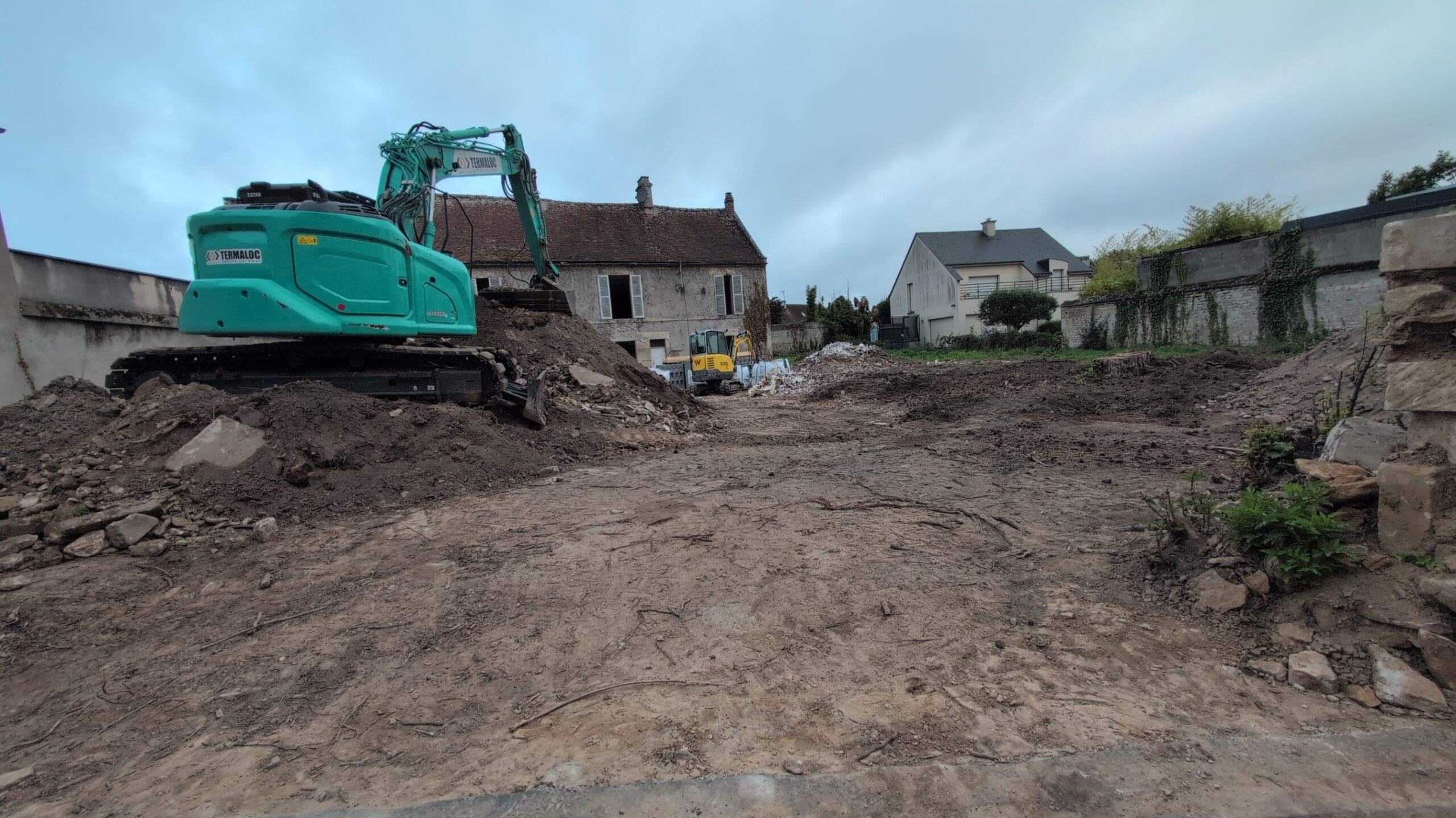 très gros chantier à caen Terrassement lequesne paysage